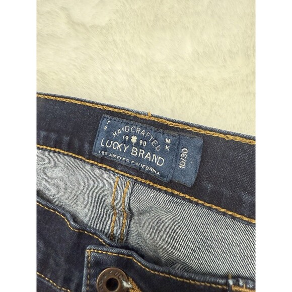 Lucky Brand Jeans Womens 10 X 30 Blue Sweet Straight Tanzanite Denim Mid-Rise - Picture 15 of 15